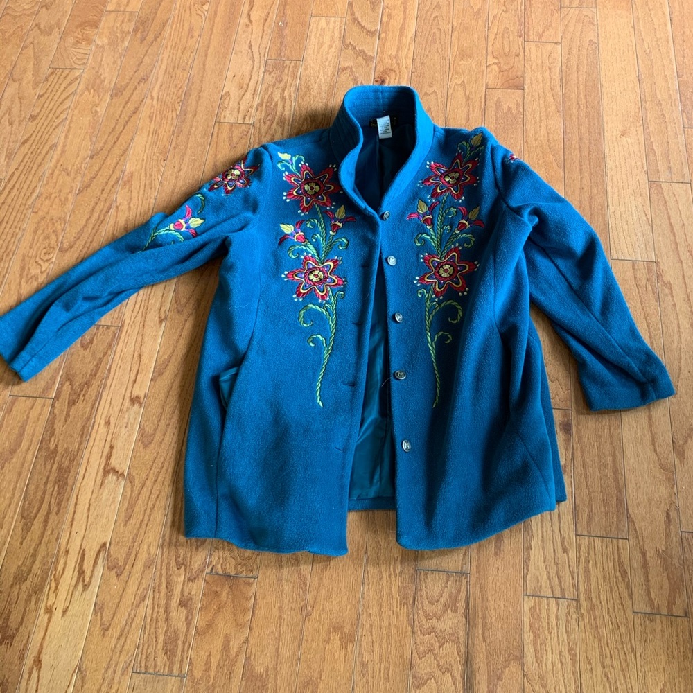 Bob Mackie Blue Jacket
